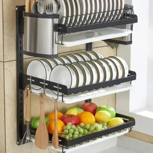 Escurridor de Platos de Pared Organizado
