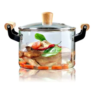 Olla de Vidrio Borosilicato de 3.5 Litros