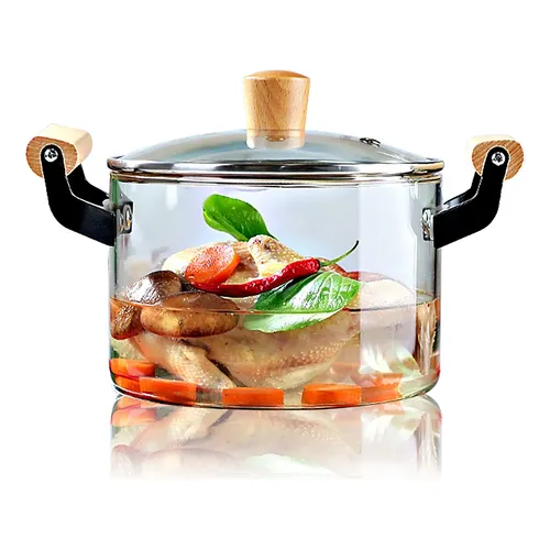 Olla de Vidrio Borosilicato de 3.5 Litros