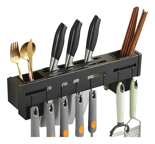 Soporte Metálico para Utensilios de Cocina