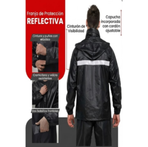 Impermeable para Moto con Chaqueta y Pantalón