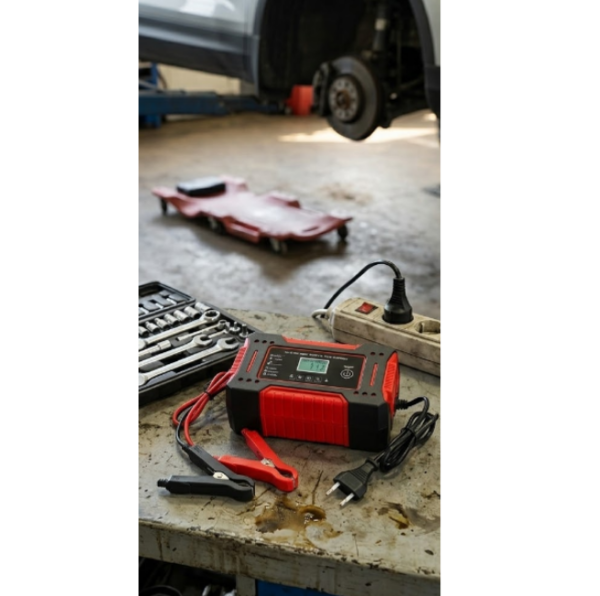 Cargador de Batería HE-314 para Auto y Moto