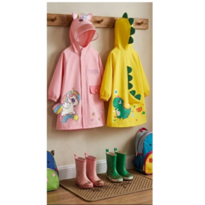Capa Impermeable para Niños con Capucha | Divertida