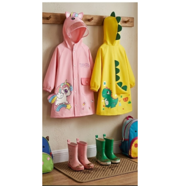 Capa Impermeable para Niños con Capucha | Divertida
