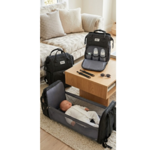 Pañalera Multifuncional REF 1009 con Cuna Portátil