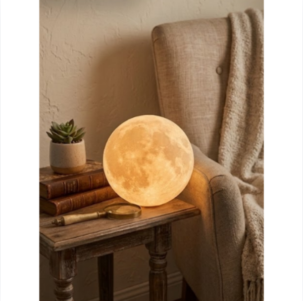 Lámpara Luna 3D con Luz LED | Decoración