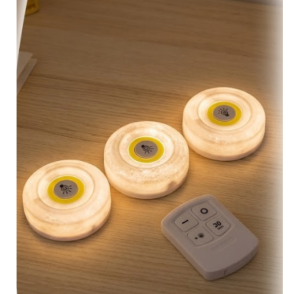 Luz LED x3 Inalámbrica con Control Remoto