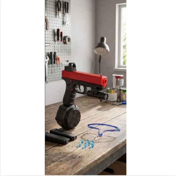Pistola de Hidrogel Estilo Glock - Incluye Accesorios